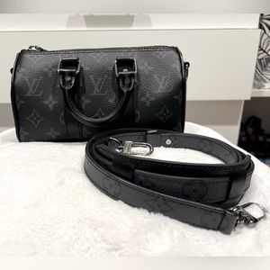 Louis Vuitton Keepall XS in Monogram Eclipse Reverse